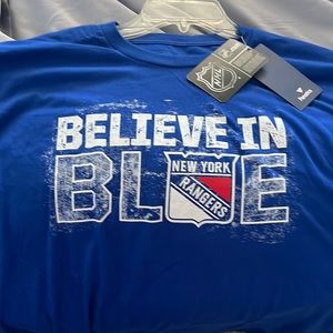 New York Rangers Size 2XL True Royal Men’s Short sleeve T-shirt new with tags